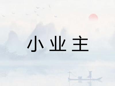 小业主