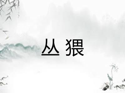 丛猥