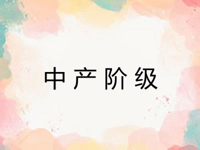 中产阶级