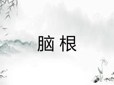 脑根