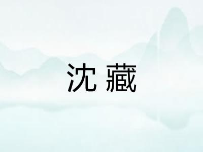 沈藏