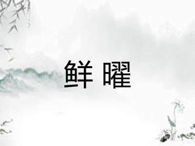 鲜曜