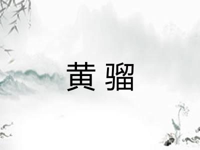 黄骝