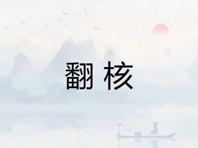 翻核