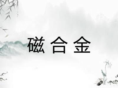 磁合金