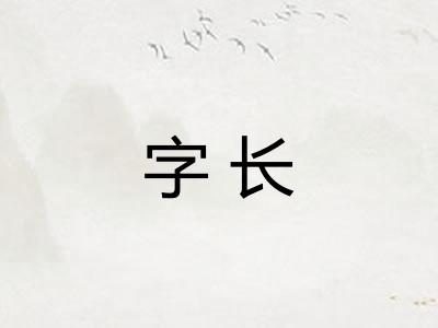 字长