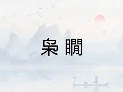 枭瞯