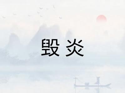 毁炎