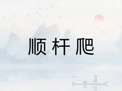 顺杆爬