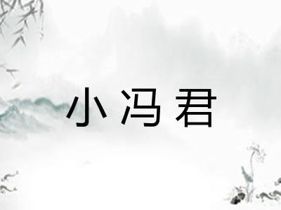 小冯君