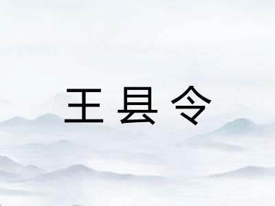 王县令