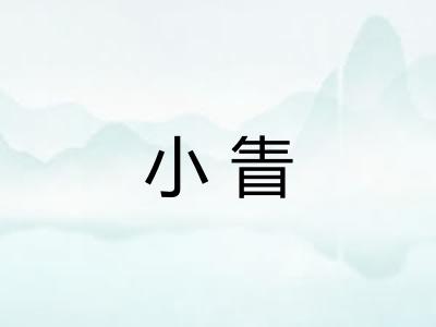 小眚