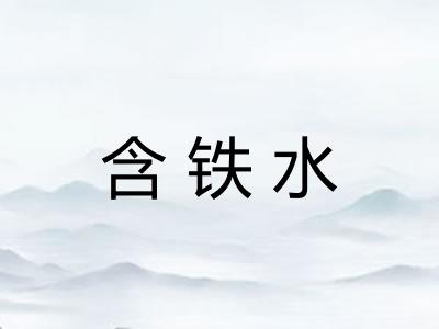 含铁水