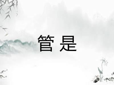 管是