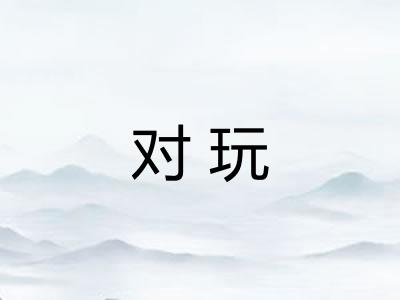 对玩