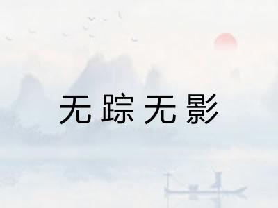 无踪无影