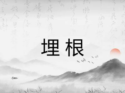 埋根