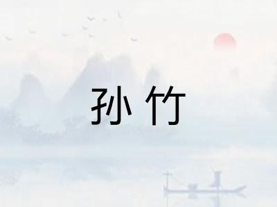 孙竹