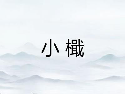 小檝