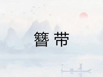 簪带