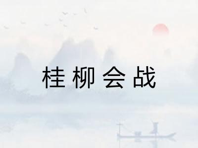 桂柳会战