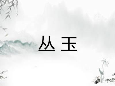 丛玉