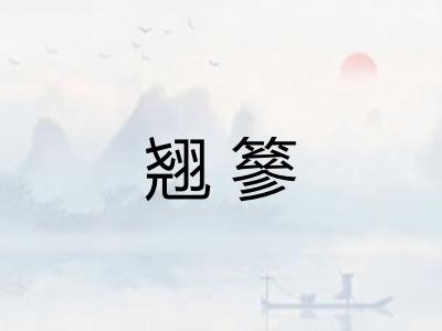 翘篸