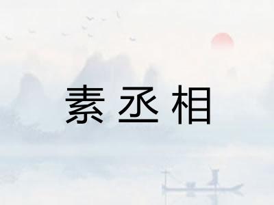 素丞相