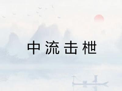 中流击枻