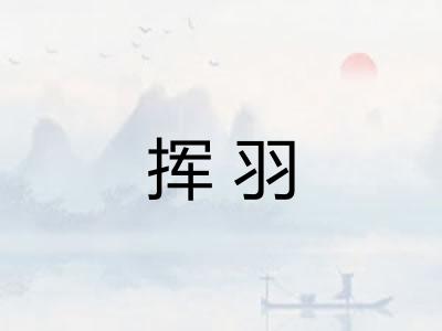 挥羽