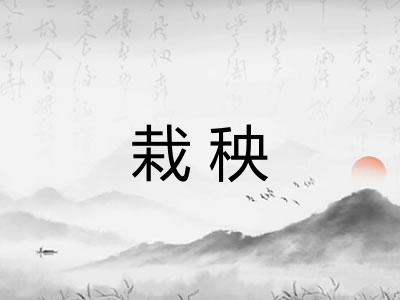 栽秧