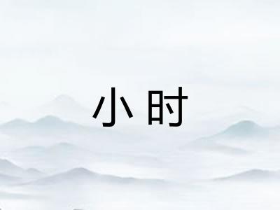 小时