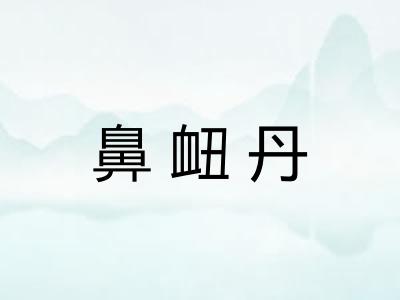 鼻衄丹