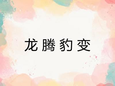 龙腾豹变